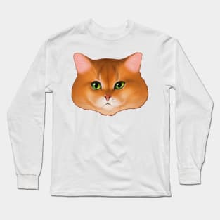 Funny Cat Muzzle Long Sleeve T-Shirt